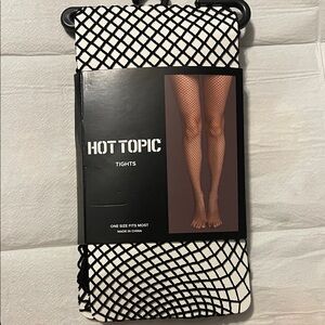 Hot Topic Black Fishnet Tights